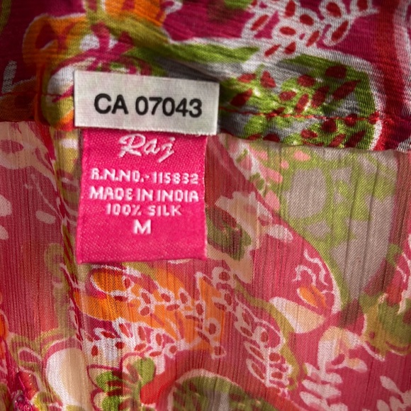 ☀️🏝️Raj India Silk Jewelled Beach Cover Medium - Picture 7 of 9